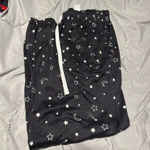 Black Star and Moon Pajama Pants
